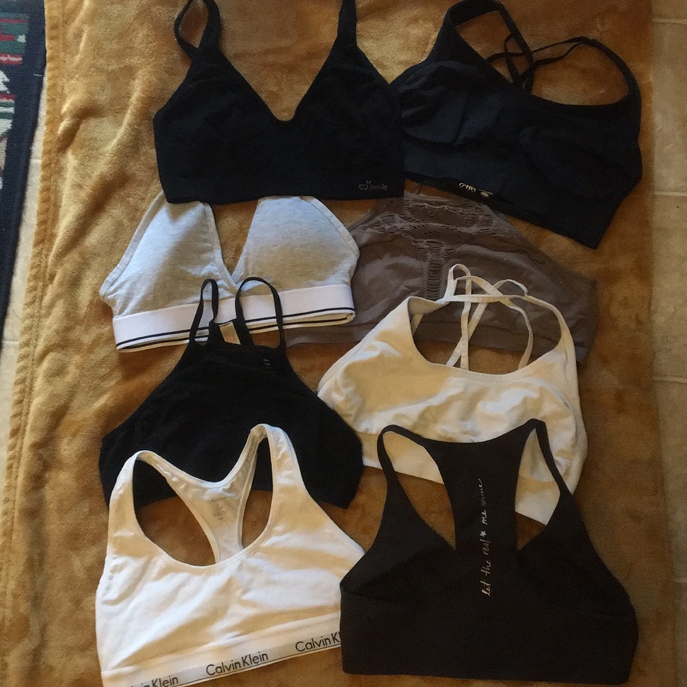 Huge Lot of name brand bralettes Calvin Klein